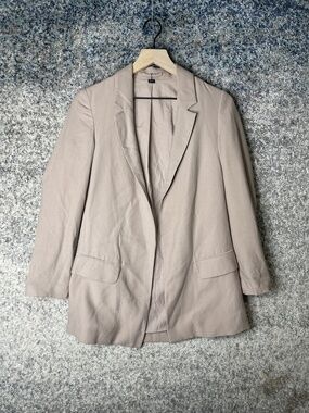 AllSaints Blazer Womens 4 Longline Relaxed Fit Suit Jacket Pockets Office Workwe